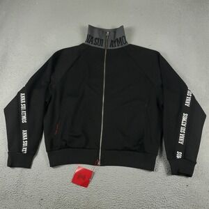 Atmos Jacket Mens Size Medium Black Full Zip Up Track Jacket Japan Sweatshirt